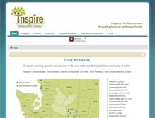 Tablet Screenshot of inspire-centers.org